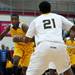 Ypsilanti junior Jaylen Johnson looks to drive into the paint during the game against Saginaw High on Tuesday, March 19. Daniel Brenner I AnnArbor.com
